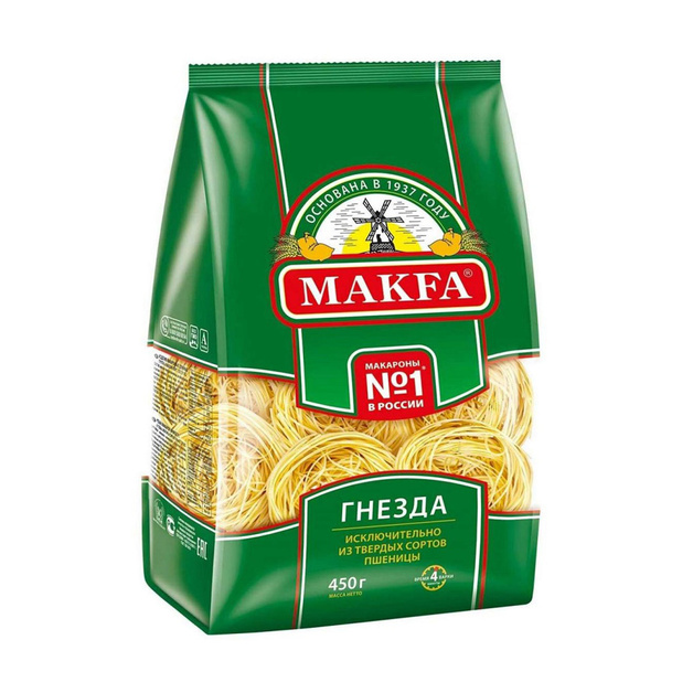 Макаронные Изделия Makfa Гнезда Тальятелле 450г