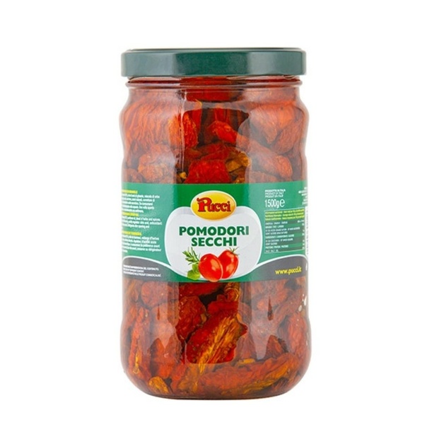 Томаты Pucci Вяленые со Специями 1,5кг Сухой Вес 900г