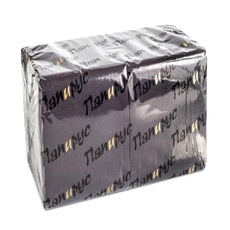 Салфетки Черные 1 Слой 24*24см 400шт