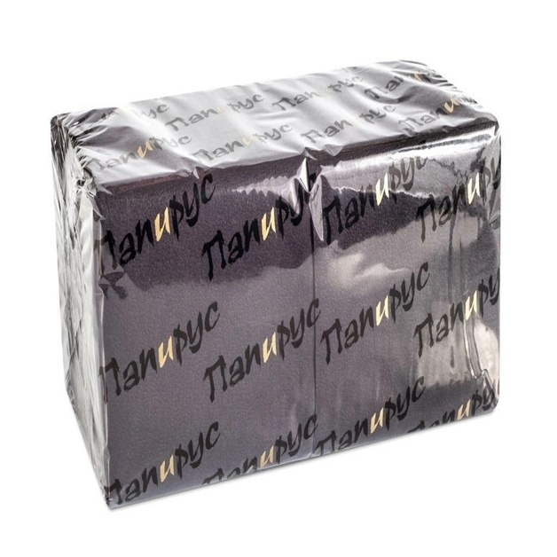 Салфетки Черные 1 Слой 24*24см 400шт