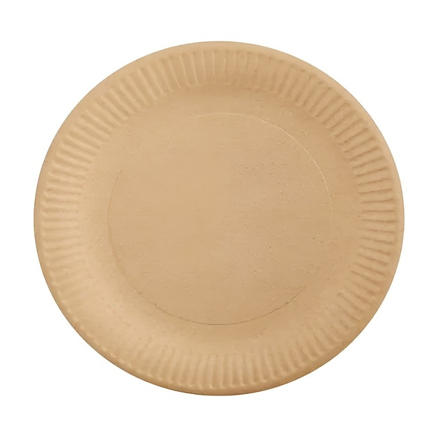 Тарелка Круглая Крафтовая D 230мм 100шт