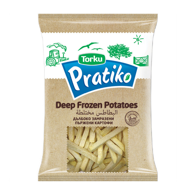 Картофель Фри Torku Pratiko Премиум Замороженный 9*9мм 2,5кг