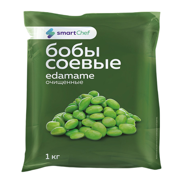 Бобы Соевые Эдамамэ Smart Chef Замороженные 1кг