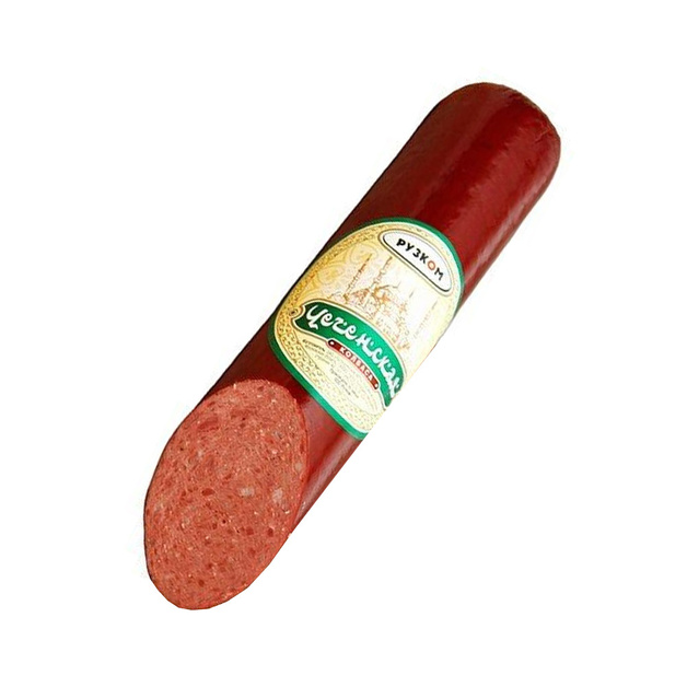 Колбаса Полукопченая Рузком Чеченская Халяль 600г