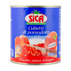 Томаты Sica Кубиками Италия 2,5кг