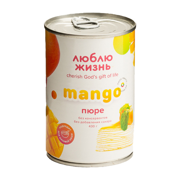 Пюре Манго из Мьянмы 430г