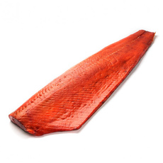 Филе лосося холодного копчения замороженное на коже ~ 1,5 - 1,8 кг