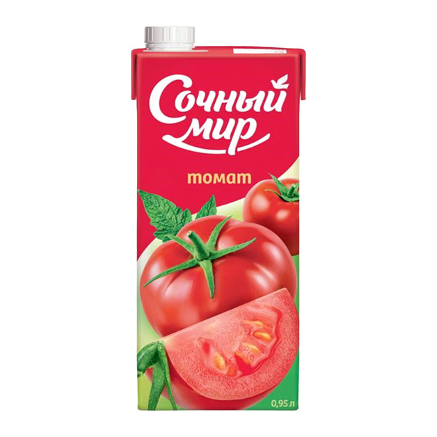 Нектар Сочный Мир Томат с Мякотью 0,95л