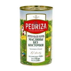 Маслины La Pedriza без Косточки 370мл Сухой Вес 150г ж/б