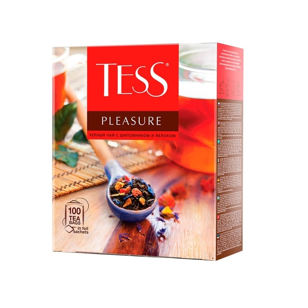 Чай Черный Tess Pleasure 100 Пакетиков