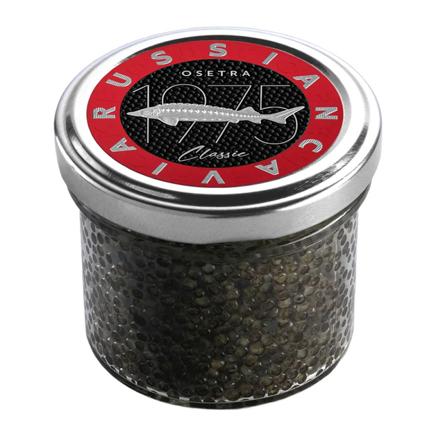 Икра Сибирского Осетра Черная Classic 100г Стекло