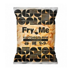 Картофель Фри Fry Me Premium в Панировке 9мм 2,5кг