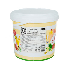 Йогурт с вишней 2,8% Узловский МК ~ 3 кг
