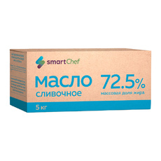 Масло Сливочное Smart Chef ГОСТ 72,5% 5кг
