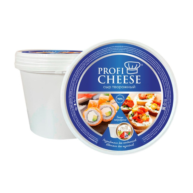 Сыр Творожный Profi Cheese 70% 2,2кг Ведро