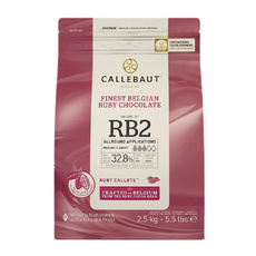 Глазурь Шоколадная Callebaut Ruby из Какао-Бобов 2,5кг