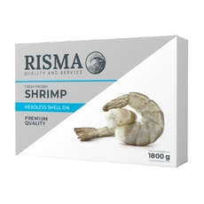 Креветки Risma в Панцире без Головы 21/25 84-100шт 1.8кг