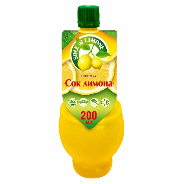 Сок Лимона Sole Al Limone 200мл