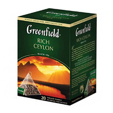 Чай Черный Greenfield Rich Ceylon 20 Пирамидок