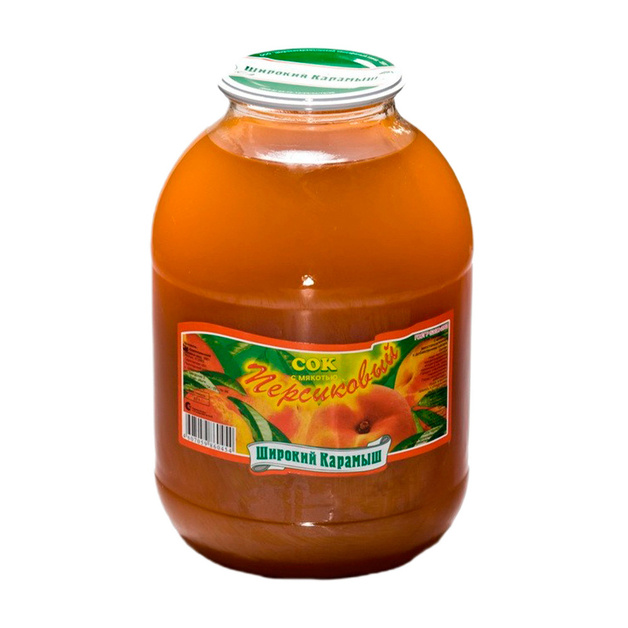 Сок Широкий Карамыш Персиковый 3л