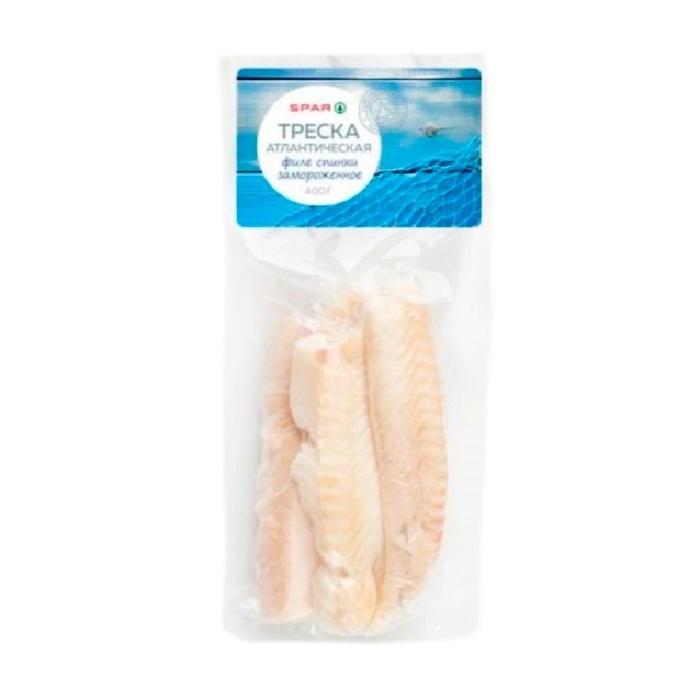 Филе Спинки Трески SPAR Замороженное 400г