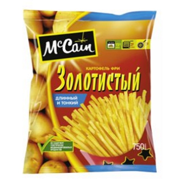 Картофель Фри Золотистый «Mccain» - 750 г
