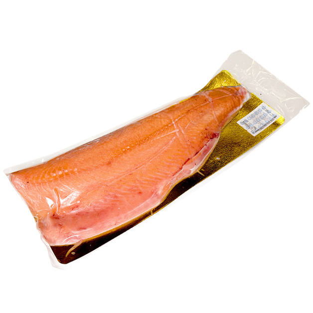 Филе Лосося на Шкуре с Брюшком Зам Трим В Мурманск 1,7-2,2кг в/у