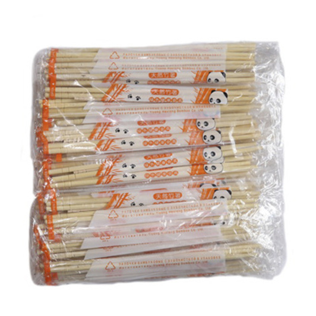 Палочки для еды бамбук 20 см круглые с зубочисткой (100 шт/уп)