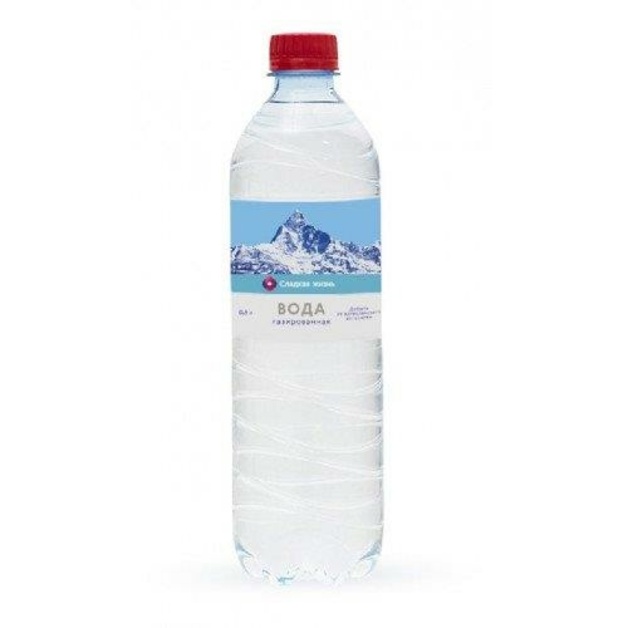 Вода питьевая газированная 0,6 л