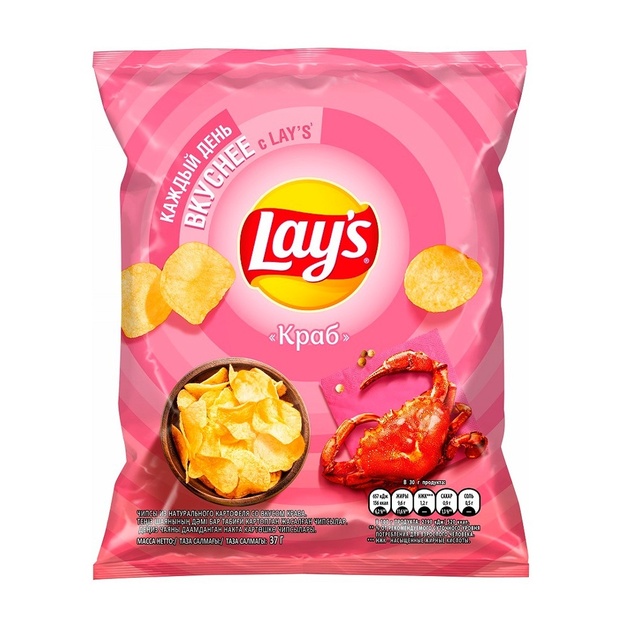 Чипсы Lays Краб 37г