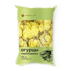 Огурцы Маринованные Smart Chef Слайсы 1,5кг Сух. Вес 1кг