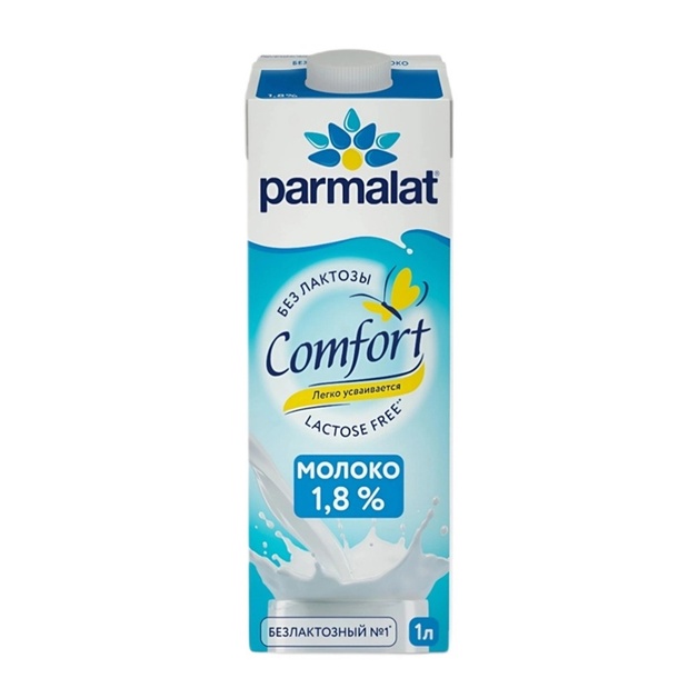 Молоко Parmalat Professional Comfort Безлактозное 1,8% 1л