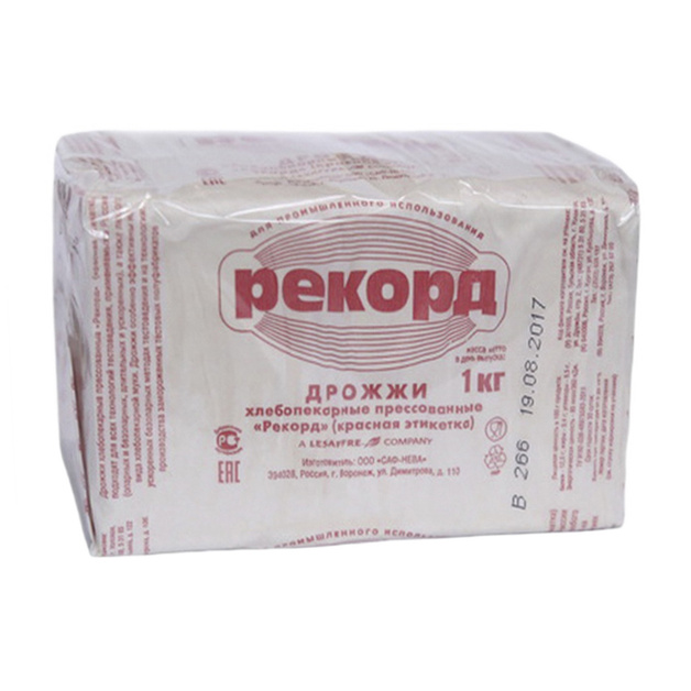 Дрожжи Рекорд Хлебопекарные Красные 1кг