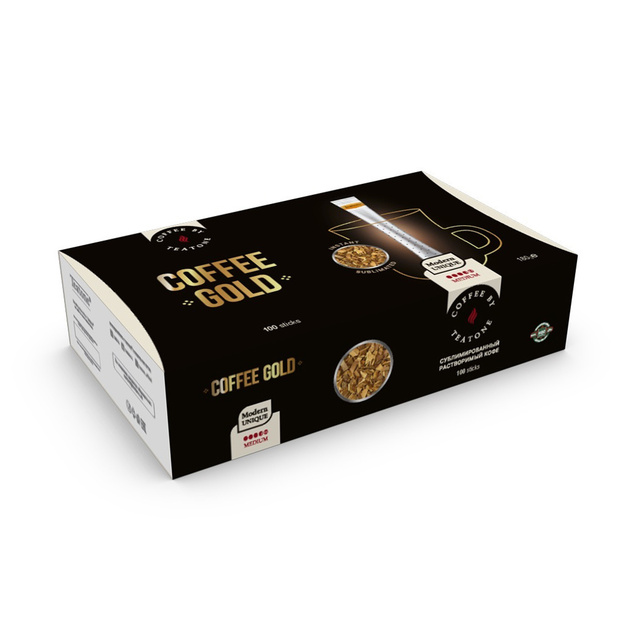 Кофе Растворимый Teatone Gold 100шт*1,8г