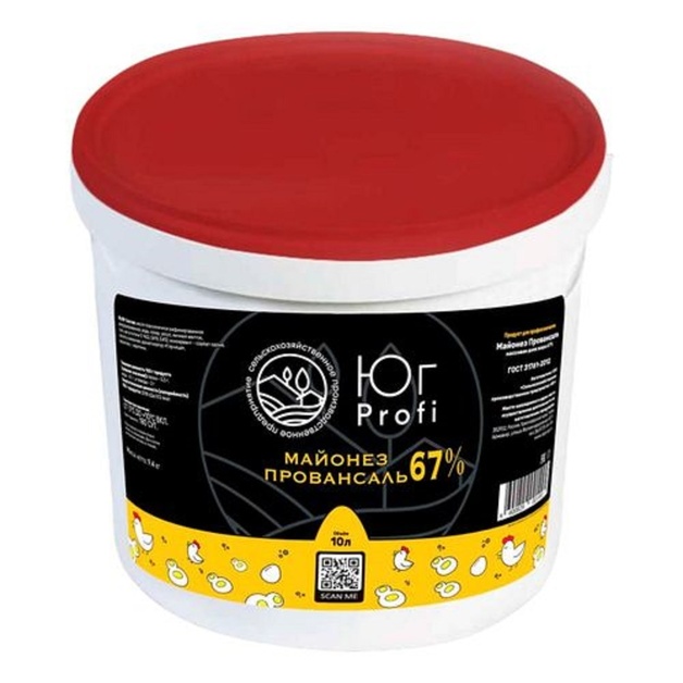 Майонез Юг Profi Провансаль 67% 10л