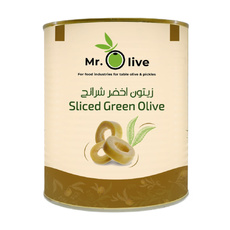 Оливки Mr Olive Резаные 3,1кг Сухой Вес 1,56кг ж/б