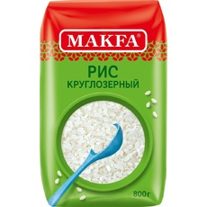 Рис круглозерный Макфа 800 гр