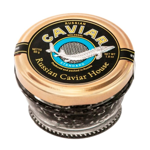 Икра Осетровая Зернистая Стандарт 50г Стекло