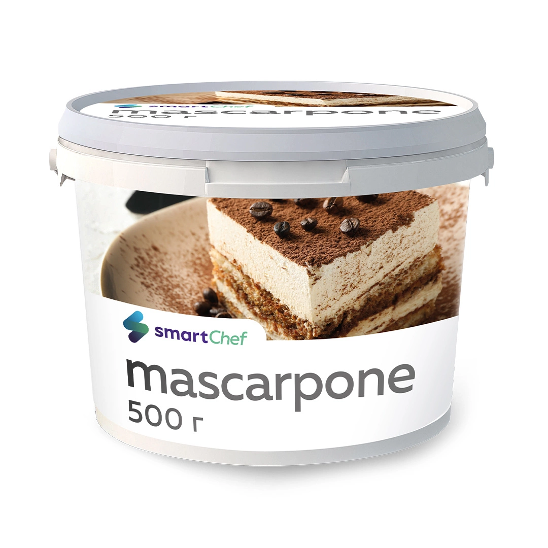 Купить Сыр Mascarpone Smart Chef 80% 500г с доставкой в Москве