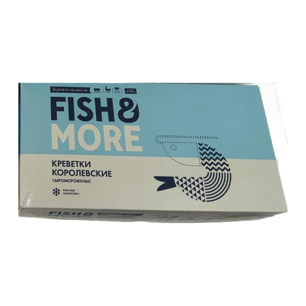 Креветки Ваннамей Fish&More б/г в Панцире Empacreci S.a 16/20 до 80шт 1,8кг