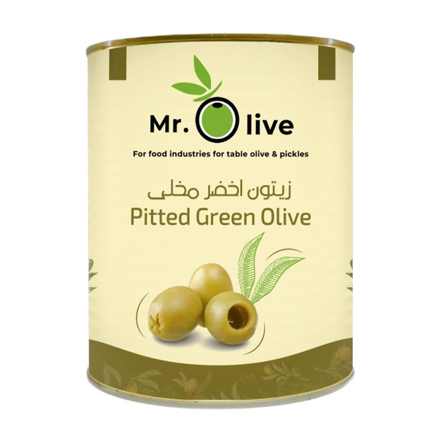 Оливки Mr Olive без Косточки 3,1кг Сухой Вес 1,56кг ж/б