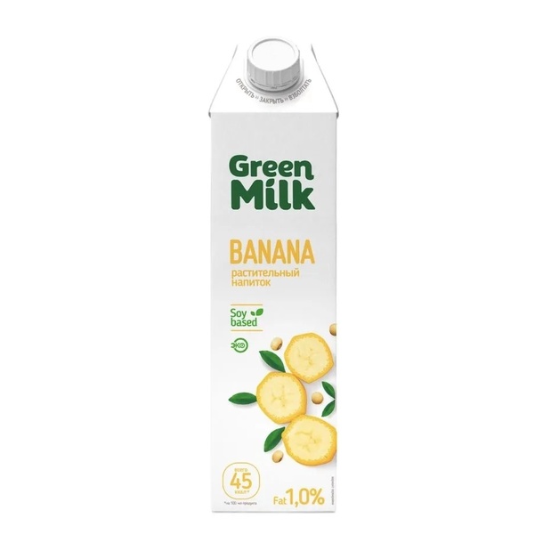 Напиток банановый «Green Milk» - 1 л