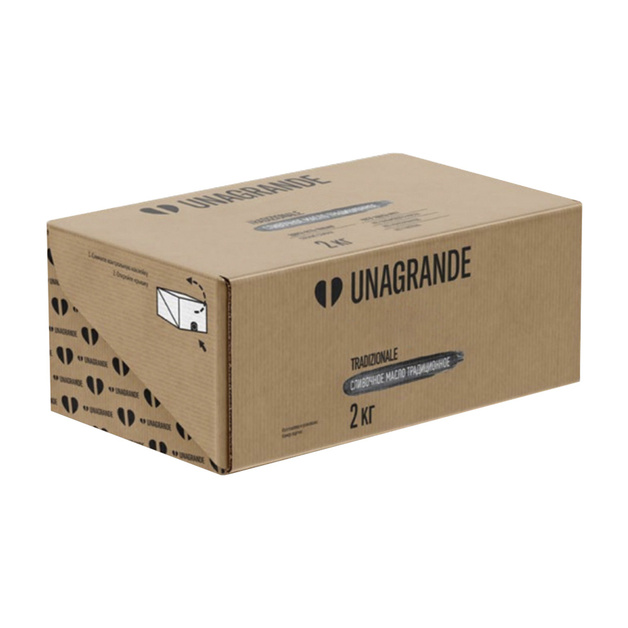 Масло Сливочное Unagrande Традиционное 84% 10 Пластов 20кг