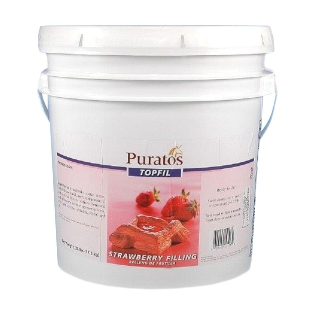 Начинка Фруктовая Топфил с Кусочками Клубники Пуратос 5,5кг