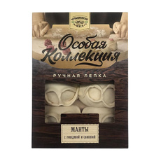 Манты Особая Коллекция с Говядиной и Свининой 480г