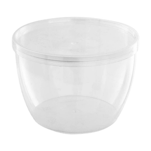 Супница с Крышкой Прозрачная Pp D 112мм 360мл 216шт/уп