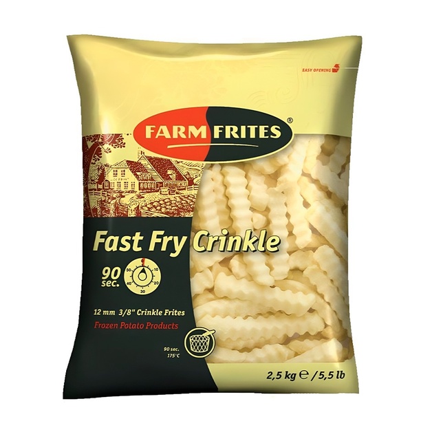 Картофель Фри Farm Frites Волнистый 12мм 2,5кг