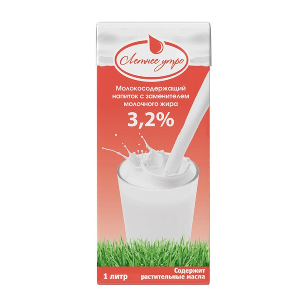 Напиток Молокосодержащий Летнее Утро с ЗМЖ 3,2% 1л