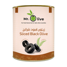 Маслины Mr Olive Резаные 3,1кг Сухой Вес 1,56кг ж/б