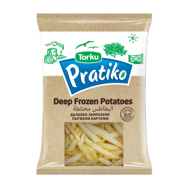 Картофель Фри Torku Pratiko Премиум Замороженный 7*7мм 2,5кг